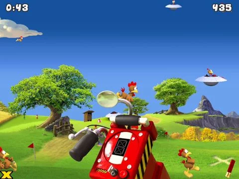 Изображение игры: Moorhuhn - Crazy Chicken Invasion