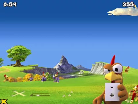 Изображение игры: Moorhuhn - Crazy Chicken Invasion