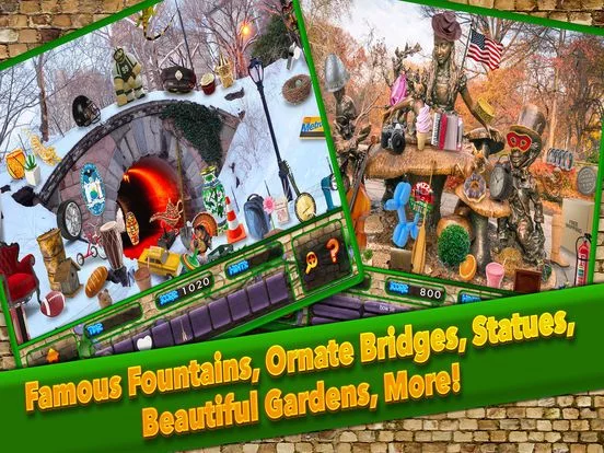 Изображение игры: Central Park New York Hidden Object Puzzle Games