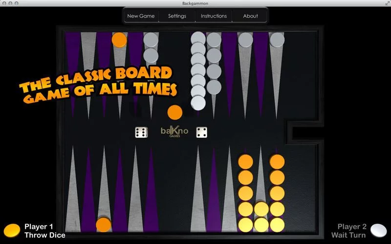 Изображение игры: Backgammon.