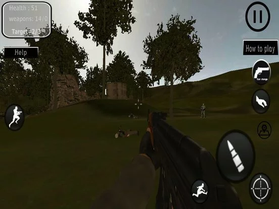 Изображение игры: jungle commando Shooter War