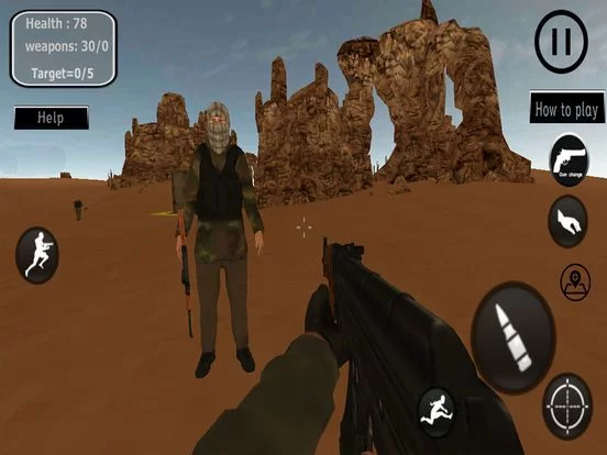 Изображение игры: jungle commando Shooter War