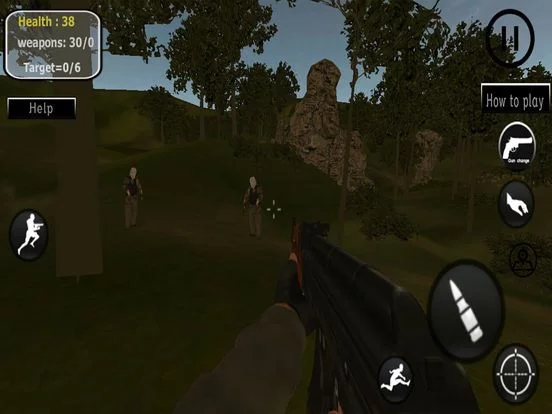Изображение игры: jungle commando Shooter War