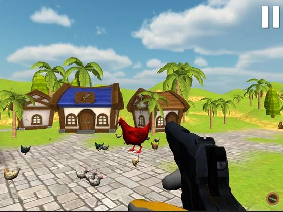 Изображение игры: Farm Infected Chicken Shooter