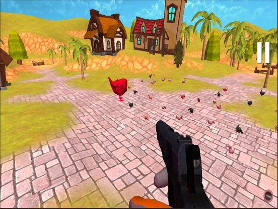 Изображение игры: Farm Infected Chicken Shooter