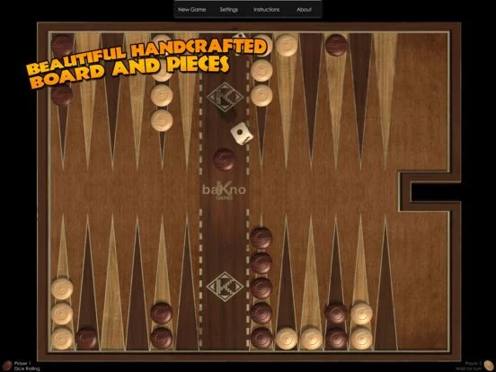 Изображение игры: Backgammon..