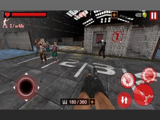 Изображение игры: Evil killer Dead Zombie shoots