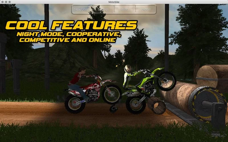Изображение игры: Motorbike.