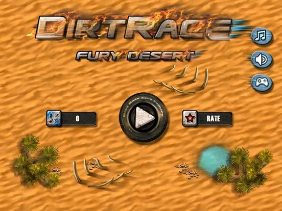 Изображение игры: Dirt Race Fury Desert