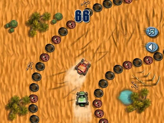 Изображение игры: Dirt Race Fury Desert
