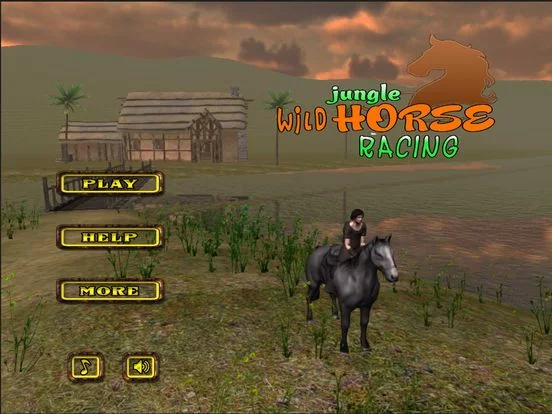 Изображение игры: Jungle Wild Horse Racing
