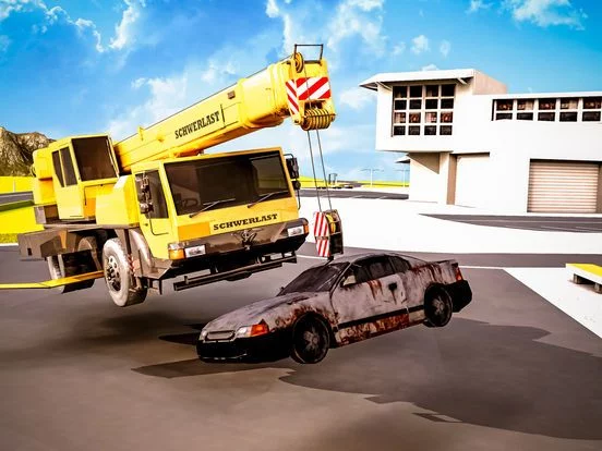Изображение игры: Scrap Yard Truck Driving n Parking