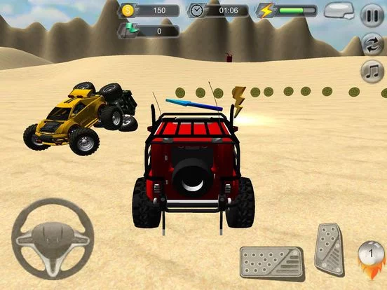Изображение игры: 4x4 monster truck off road Furious Extreme Racing