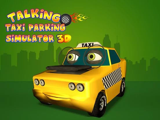 Изображение игры: Talking Taxi Parking Simulator 3D