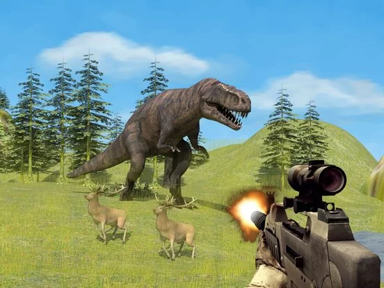 Изображение игры: Deer Hunting and Dino Hunter