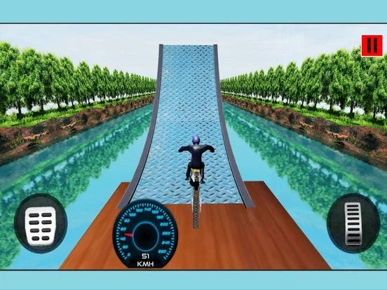 Изображение игры: Stunt Byke Water Racing 2018