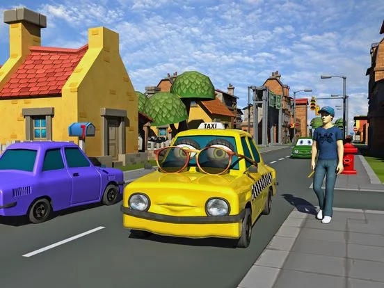 Изображение игры: Talking Taxi Parking Simulator 3D