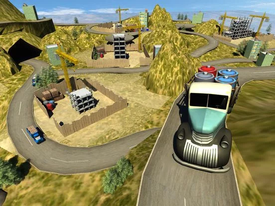 Изображение игры: Fast Cargo Truck Furious Driver Simulator