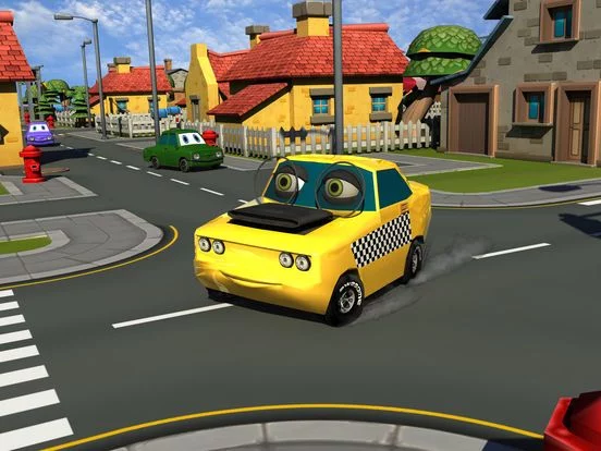 Изображение игры: Talking Taxi Parking Simulator 3D