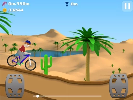 Изображение игры: Wheelie Bike 2