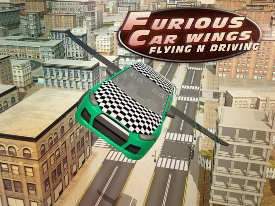 Изображение игры: Furious Car Wings Flying N Driving