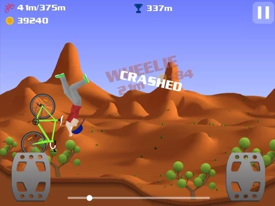 Изображение игры: Wheelie Bike 2