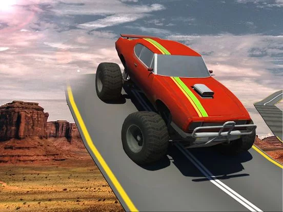 Изображение игры: Fast Car Sky Racing and Extreme Furious Stunt