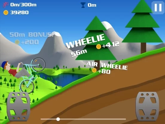 Изображение игры: Wheelie Bike 2