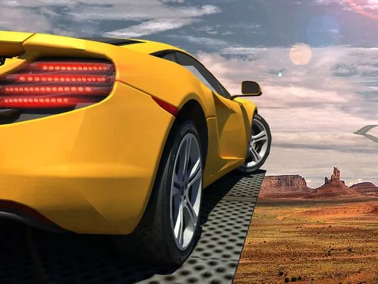 Изображение игры: Fast Car Sky Racing and Extreme Furious Stunt