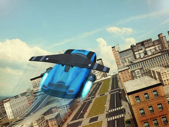 Изображение игры: Furious Car Wings Flying N Driving