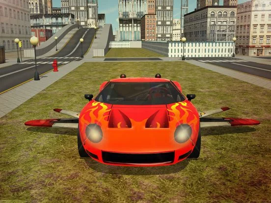 Изображение игры: Furious Car Wings Flying N Driving