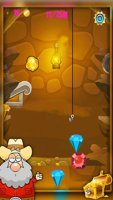 Изображение игры: Classic Gem Miner Adventure 2016