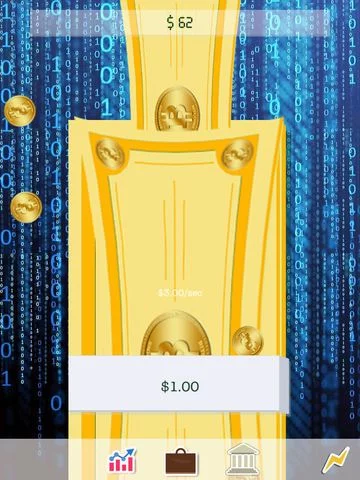 Изображение игры: Make it Rain Bitcoins - Become the First Bitcoin Billionaire!