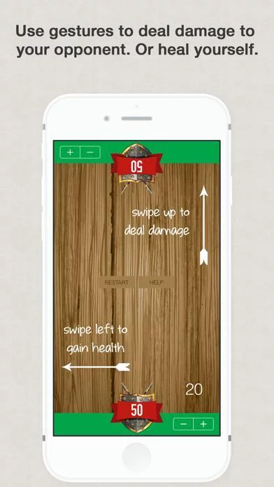 Изображение игры: Life and Health Counter for Hero Realms