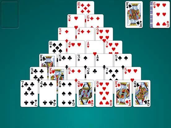 Изображение игры: Pyramid Solitaire Now