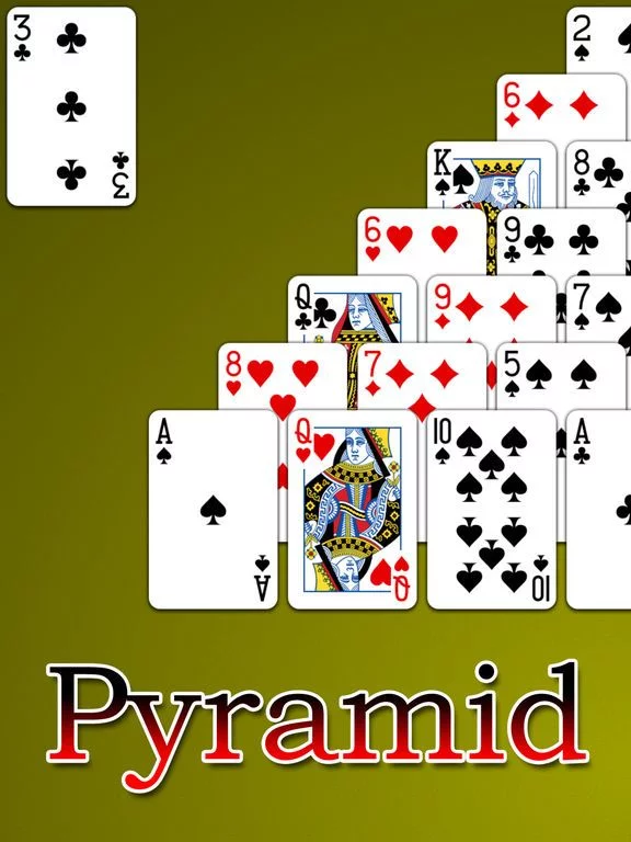 Изображение игры: Pyramid Solitaire Now