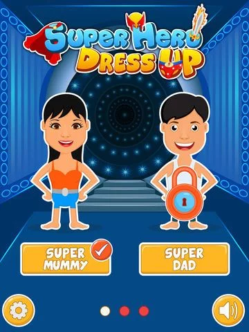 Изображение игры: Super Hero Dress up Game Free