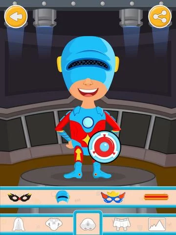 Изображение игры: Super Hero Dress up Game Free