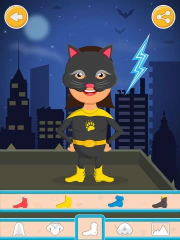 Изображение игры: Super Hero Dress up Game Free