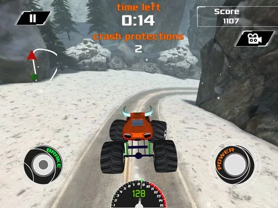 Изображение игры: 3D Monster Truck Snow Racing- Extreme Off-Road Winter Trials Driving Simulator Game Free Version