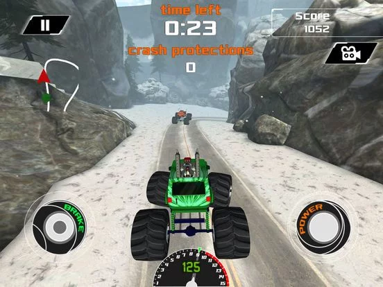Изображение игры: 3D Monster Truck Snow Racing- Extreme Off-Road Winter Trials Driving Simulator Game Free Version