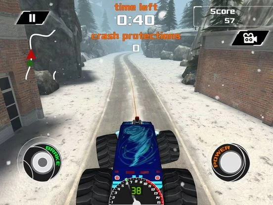 Изображение игры: 3D Monster Truck Snow Racing- Extreme Off-Road Winter Trials Driving Simulator Game Free Version