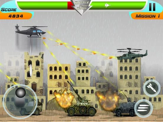Изображение игры: Battle Plane Down Free