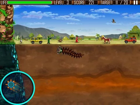 Изображение игры: Worms City Attack Pro