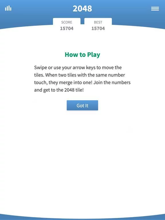 Изображение игры: 2048 Classic · Swipe Game