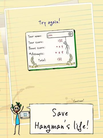 Изображение игры: Hangman Hero FREE