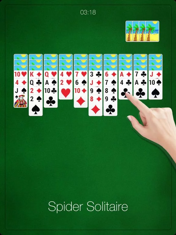 Изображение игры: Spider Solitaire◆