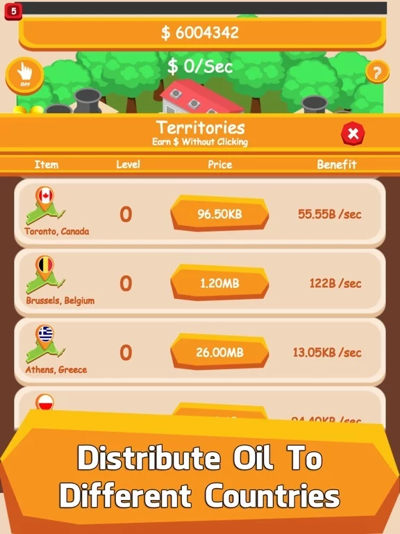Изображение игры: Oil Tycoon: Tap City Miner Inc