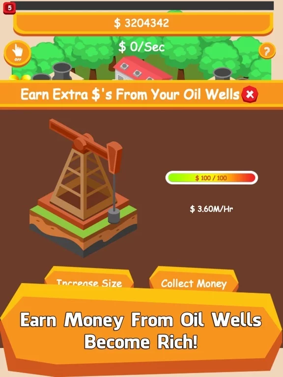 Изображение игры: Oil Tycoon: Tap City Miner Inc