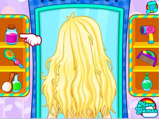 Изображение игры: My pony Hair design Dressup style
